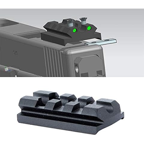 TuFok Sight Mount Plate for Install Pistol Red Dot Sight - 3S Cover