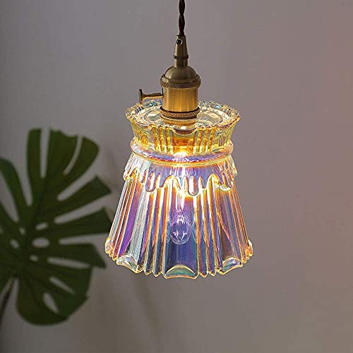 Lámpara colgante de vidrio ajustable para iluminar mesas de salón oscuras con elegancia 6