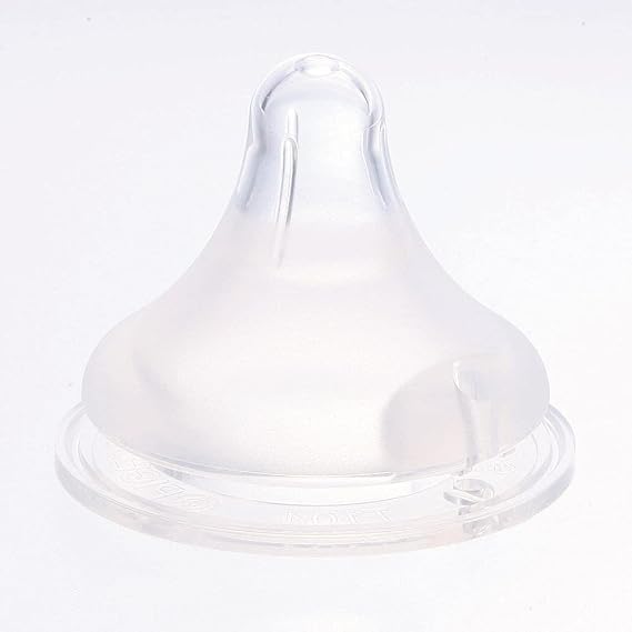 Pigeon Real Feel Silicon Nipple Bottle for Newborns, 1pc - SS Size