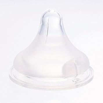 Pigeon Real Feel Silicon Nipple Bottle for Newborns, 1pc - SS Size