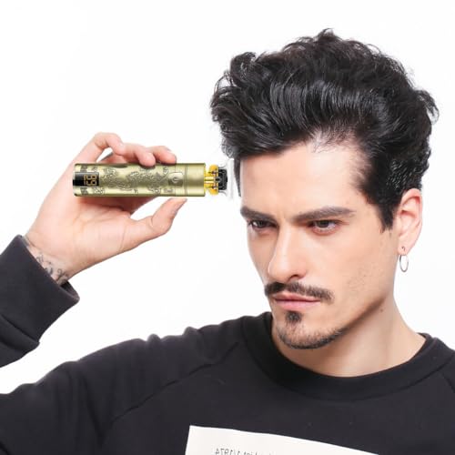 Professional-Hair-Clippers-for-Men-Hair-Clipper-Electric-Hair-Trimmer-Professional-Haircuts-Machine-Vintage-LED-Display-Rechargeable-Hair-Clipper-for-MenGold