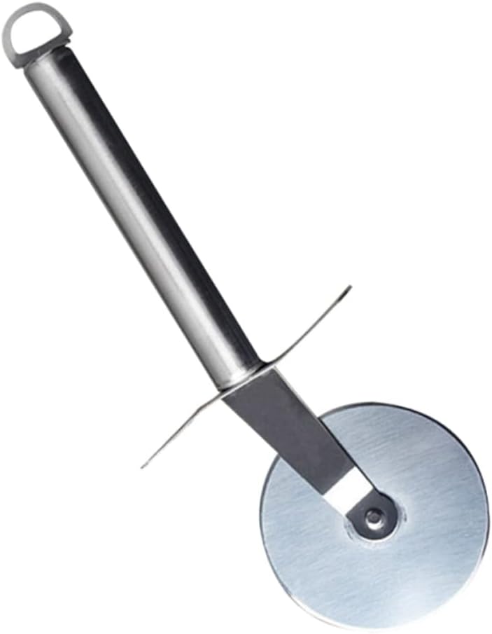 Stainless Steel Pizza Wheel Cutter Slicer for Chefs and Home Use