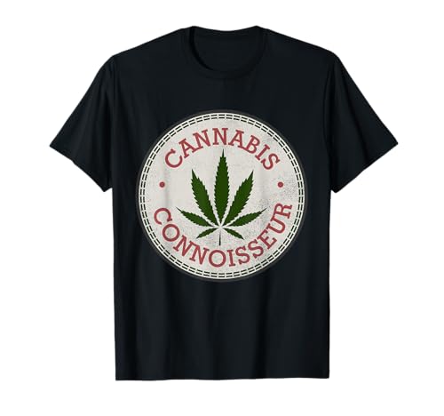 Cannabis Connoisseur Weed Marihuana THC Camiseta