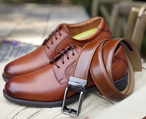 Chaoren Dress Belts For Men - Mens Ratchet Belt 1 1/4" Adjustable With Click Buckle - Perfect Companion To Mens Dress Shoes #TOP1