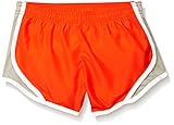 Soffe Girls' Big Team Shorty Short, Orange, Large