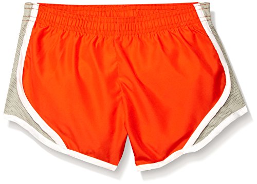 Soffe Girls' Big Team Shorty Short, Orange, Large