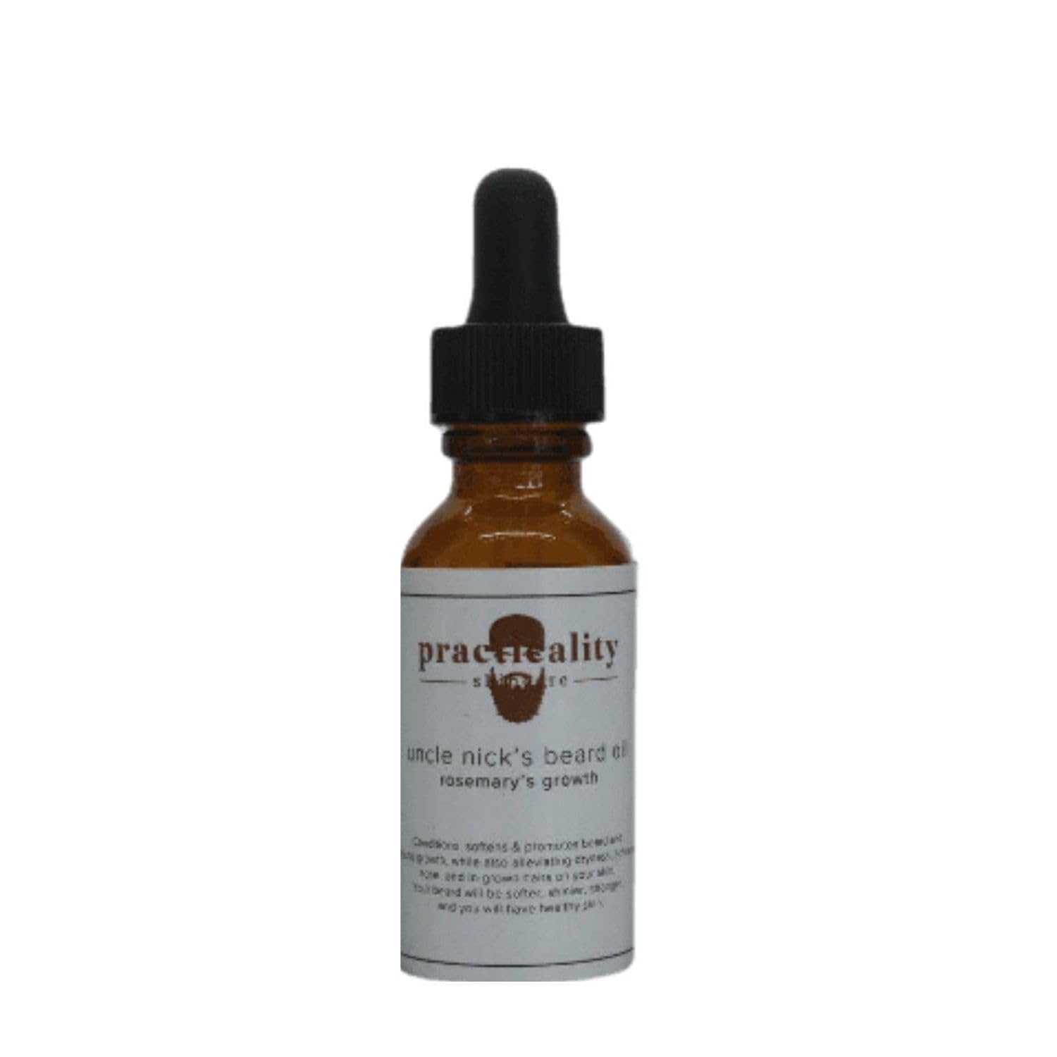 Practicality Uncle Nick's Beard Oil Rosemary's Growth| Jojoba and Argan Beard oil| Rosemary Essential Oil |30 ML | 1 Pc