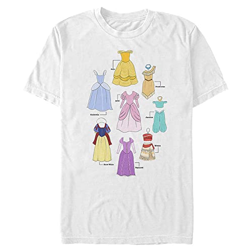 T-Shirt Disney Livret d'apprentissage Vêtements Homme Tall Blanc XL