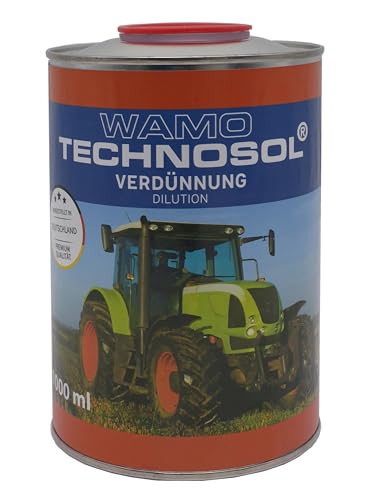 TECHNOSOL Verdünnung | Kunstharz-Lösemittel | 1 L | für Kunstharz- & Öllacke | optimale Verarbeitbarkeit | Made in Germany