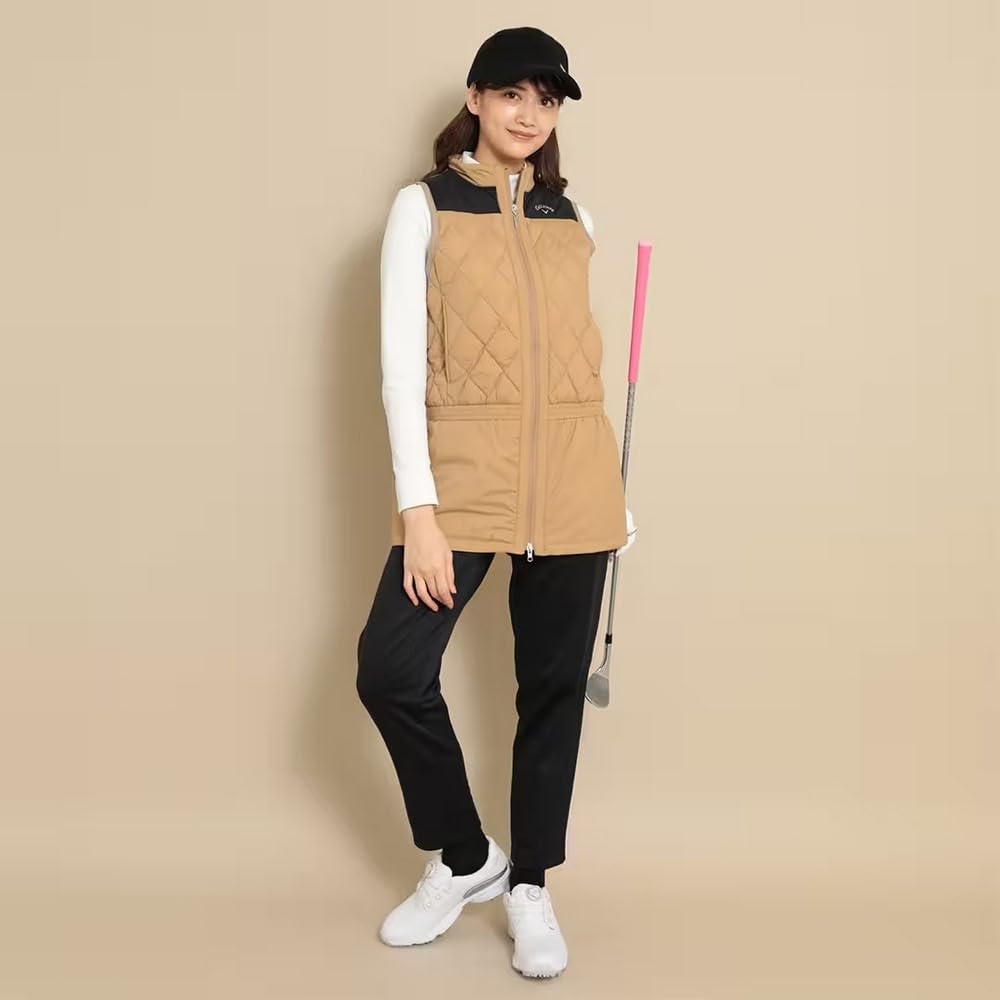 Callaway - キャロウェイ レディース フルジップダウンベスト ストレッチ・撥水性・保温性 Amazon | [キャロウェイ] レディース フルジップダウンベスト