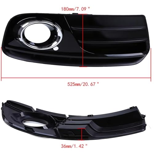 Bisel de luz antiniebla derecho 8R0807681M para proteger el frontal 2