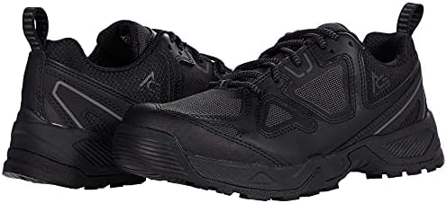 ACE Work Boots by SFC Defender Low, Men's Soft Toe (ST) Slip Resistant Work Boots, Water Resistant, Black, Size 15 | Image 3