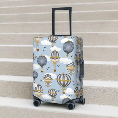 Balloon Vintage Luggage Cover Anti Scratch Dirt Waterproof Elastic Travel Luggage Cover Protector Suitcase Cover for Suitcase Tsa Approved Fit 18-32 Inch Luggage3