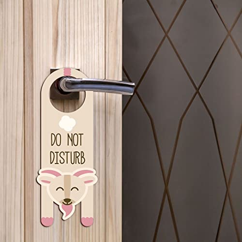 Image of CVANU Do Not Disturb Wooden Door Sign Hanger Size(24cm x 8.5cm) cv70