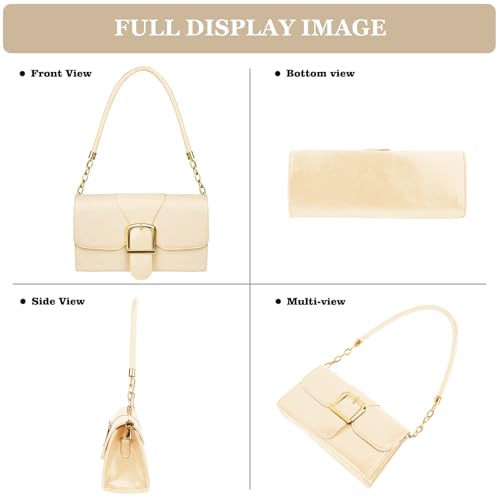 Image of Shoulder Bag for Women, Vegan Leather Classic Crossbody Purses Handbags, Trendy Hobo Bag Tote Purses for Women