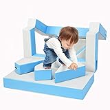 Weiche EPE-Materialien sorgen für hohen Komfort - Dieses Kinderspielsofa besteht aus dickem, weichem sowie hochwertigem EPE-Material. Die Eigenschaften des EPE-Materials lauten: überragende Elastizität, um Ihrem Kind hohen Komfort bei der Verwendung zu bieten.