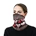 VTCTOASY Valentine's Hearts Neck Gaiter Personalized Soft Windproof Face Covers Cozy Winter Neck Warmer Gator Scarfs Multipurpose Fashion Breathable Bandana Face Mask Scarf for Adult