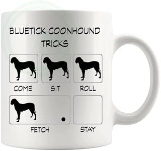 Bluetick Coonhound Tricks Mug Gifts For Doggy Moms And Dads