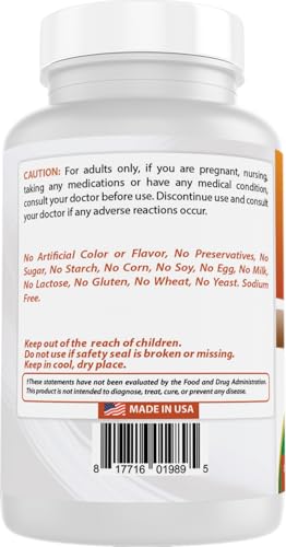 Best Naturals Wormwood Extract 1500 mg Equaivalent Per Serving-120 Capsules. Gluten Free, Non-GMO - Thumbnail 7