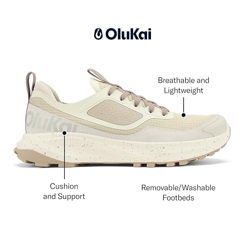 Image of OluKai Makiki Women's All-Terrain Athletic Shoes, Durable Sneakers for Wear