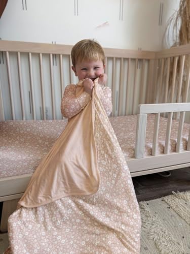Image of GUNAMUNA Cloud Baby Blanket | Bamboo Rayon | Ultra-Soft Toddler Blanket | 1 TOG | 57 inch x 39 inch | Girl Dog
