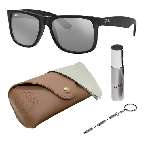 Image of Ray-Ban RB4165 JUSTIN COLOR MIX Sunglasses with Official Eyewear Kit