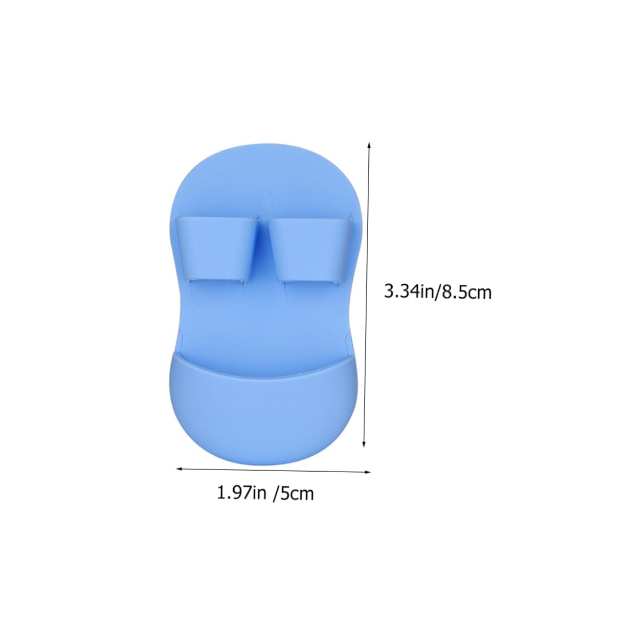 FOYTOKI 3pcs Face Scrub Brush Exfoliating Facial Cleansing Brush Silicone Gentle Exfoliator