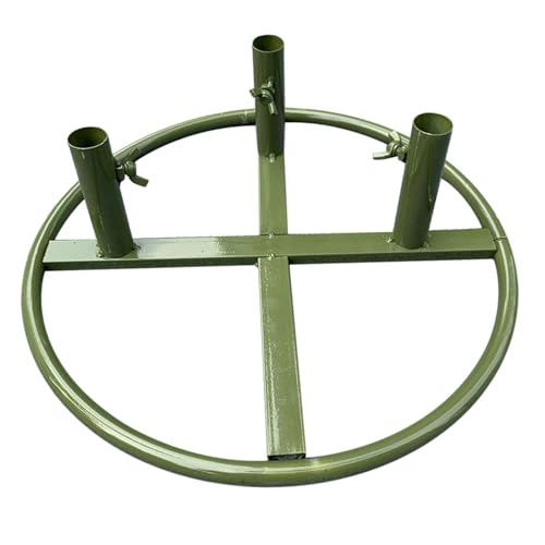 Socle robuste pour présentoirs floraux rond en fer forgé Ailan - 4