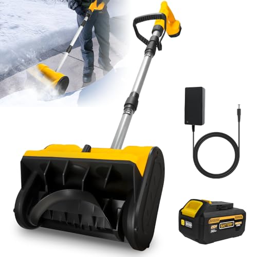Cordless Snow Shovel Compatible for DeWalt 20V Battery, 20FT Throw