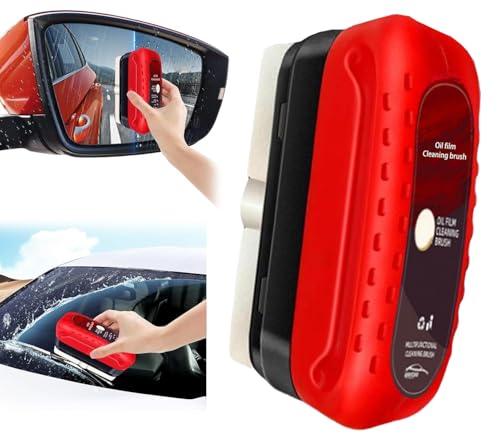 Escova de limpeza de filme de óleo automotivo atualizada, limpador de filme de óleo de vidro de carr