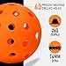 EasyTime Pickleball Ball Set, 40 Holes Pickleball Balls for Outdoor Sport, 26 Holes for Indoor, Highly Durable and Consistent Bounce, USAPA Standard for Pickle Ball Sport, 6/12 Pack to Choose