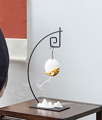 Primst Backflow Incense Holder, Hanging Waterfall Backflow Incense Burner Aromatherapy Ornament For Home Decor Yoga Meditation #TOP1