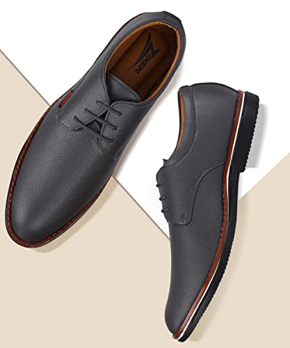 Image of Zixer Synthetic Leather Ankle Formal Shoes Men || Office Shoes for Men Stylish || Chukka Boots Men Long Shoes for Men Long Boots