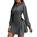 Sweater Dress For Women,Dark Gray Hoodie Dress For Women Sweatshirt 2025 Fall Fashion Winter Clothing Teen Girls Cute Aesthetic Comfort Hoodies Medium
