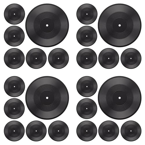 Disques vinyles vierges de 12 pouces deco murale vintage lot de 24