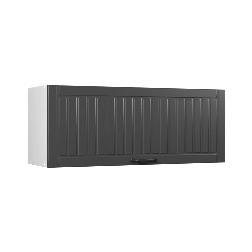 Vicco Wall cabinet Fame-Line, Dark grey/White, 100 cm โ image 1
