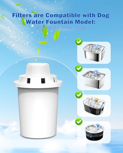 4-Pack-Petdott-Replacement-Filters-For-Large-Dog-Water-Fountain-Stainless-Steel-Filter-Cartridge-For-Dog-Water-Bowl-Dispenser-Clean-And-Fresh-Water - Cucciolini Doodles   4-Pack-Petdott-Replacement-Filters-For-Large-Dog-Water-Fountain-Stainless-Steel-Filter-Cartridge-For-Dog-Water-Bowl-Dispenser-Clean-And-Fresh-Water