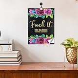 2026 Fu-ck It Wall Calendar for Tired-Ass Women Funny Novelty Monthly Planner Calendar for Home Office Organiser Schedule Management pink - Image 6