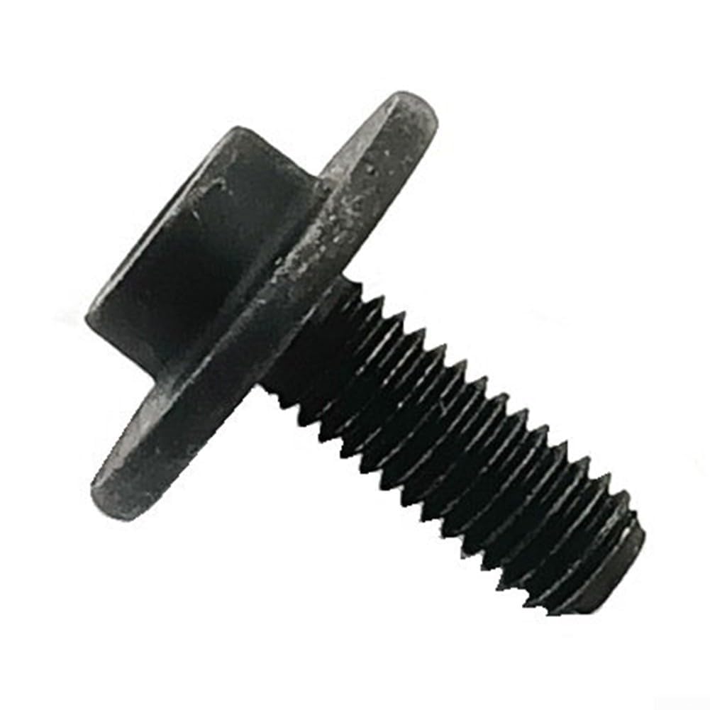 Tornillo de abrazadera de hoja de sierra ingletadora número de pieza 266733-9 Cabeza de brida rosca de mano izquierda compatible con DLS713 BLS713 BLS713Z BLS713RFE para DLS714Z para LS0714 (1 unidad)
