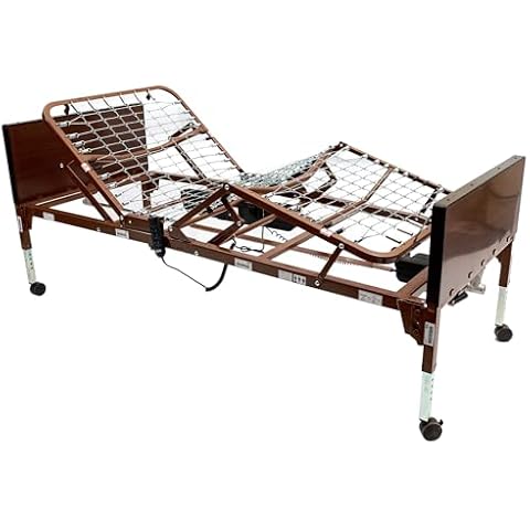 ProBasics Full Electric Hospital Bed and Medical Bed, Includes Springs, Motor, Bed Ends, Electric Adjustable Hospital Bed, Easy Installation, Home Use Cover