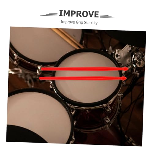 Set de baquetas plásticas para percusión práctica con agarre mejorado miniatura 3