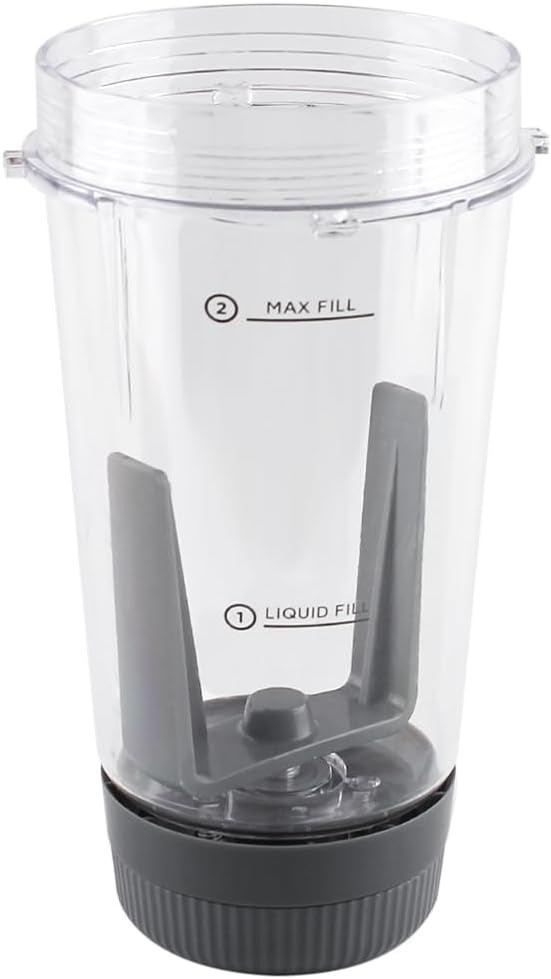 Anbige Replacement Parts Power Nutri Bowl,Compatible with Ninja Blender CO101B,SS101, SS300 (18oz)