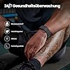 Amazfit Helio Strap Smart Band Fitness-Tracker, 24/7 Aktivitäts und Schlaftracker mit Herzfrequenz, 10 Tage Akkulaufzeit, 50+ Sportmodi, Krafttraining, HYROX, Kein ABO erforderlich für Android&iPhone