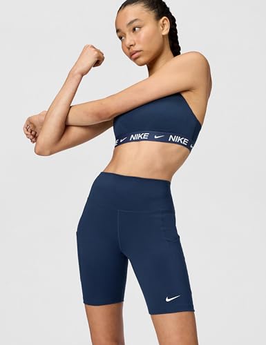 Image of Nike Women's One High-Waisted 8 inch Bike Shorts With Pockets