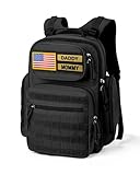 MIRACOL Mens Tactical Diaper Backpack: Waterproof Military-Grade 900D Polyester with MOLLE Webbing - Insulated Pockets for Active Dads – Baby Gear for Hiking Camping Travel