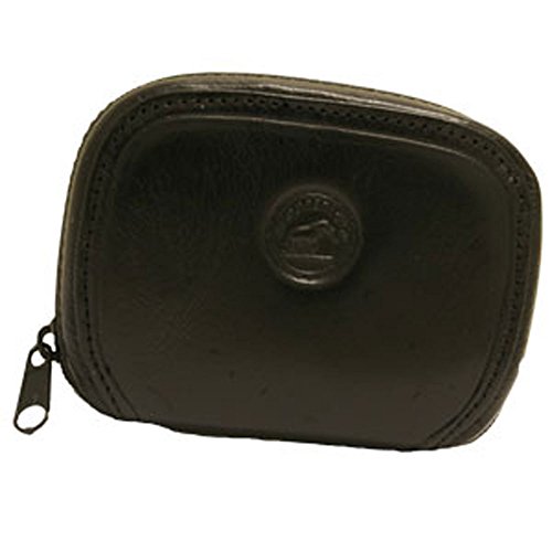 Porte monnaie Leonora II cuir noir : un accessoire chic en cuir véritable de haute qualité