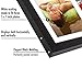 Americanflat 5x7 Picture Frame Collage with Shatter-Resistant Glass - Fits Three 5x7 Photos or Use as One 8x16 Frame - Signature Collection - Collage Frames for Tabletop and Wall Display - Black