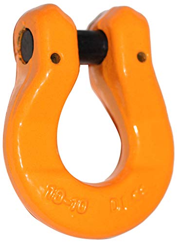 3/8 Omega Link Chain Fitting Anchor Shackle Forged Grade 100 Alloy 8,800 LBS | Industrial Rigging Fitting