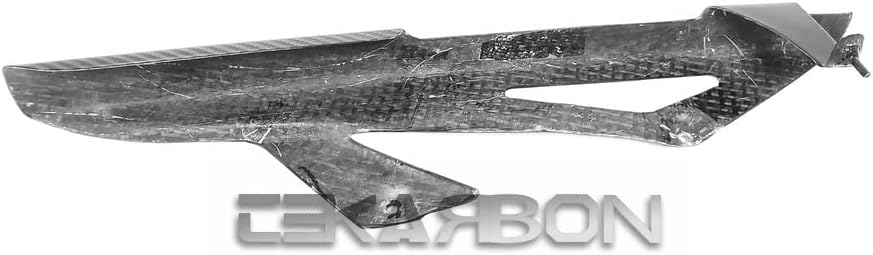 Replacement for Chain Guard, Kawasaki ZX10R (2006-2007) Z1000 (2010-2016), Carbon Fiber, 2x2 Twill Weave
