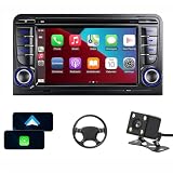 Autoradio Carplay per Audi A3 S3 RS3 2003-2012 con Apple CarPlay e Android Auto Wireless,Schermo Touchscreen da 7 Pollici Radio FM RDS SWC Bluetooth MIC GPS Retrocamera Auto